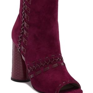 Donald J. Pliner Shoes - Donald Pliner Bridget Suede and water snake Bootie Donald J. Pliner Shoes - Donald Pliner Bridget Suede and water snake Bootie